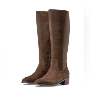 Blondo Starling Weatherproof Java dark brown suede knee high boots - 8